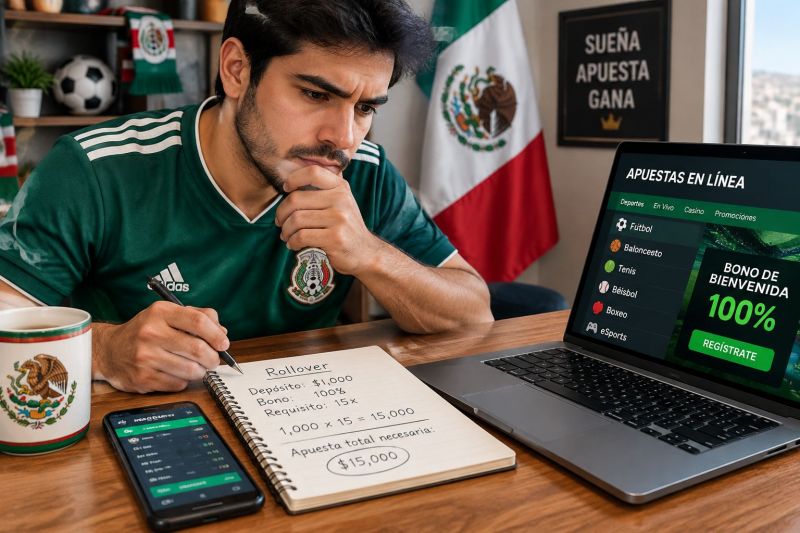 ¿Cuánto rollover necesito? Guía para apostadores en México