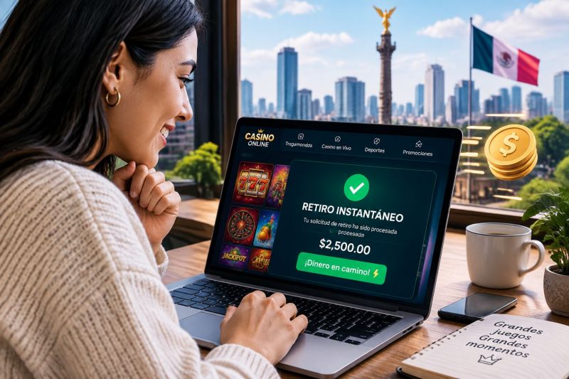 ¿Cómo funciona el retiro instantáneo en un casino en línea desde Ciudad de México?